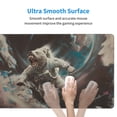 thumbnail image 4 of Pofeuu Astronaut Polar Bear Roar Print Mouse Pad,Rubber, Multipurpose Comfortable Waterproof Mousepad Desk Mat for Gamer Office Home, 4 of 8
