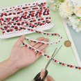 thumbnail image 3 of 10yards/9m Pom Pom Ball Tassel Ribbons Mini Polyester Colorful Bobble Trim Pompoms Fringe Sewing Trim Lace for Pillow Clothing Decoration 12mm(0.47inch) Wide, 3 of 7