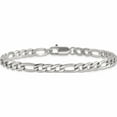 thumbnail image 4 of Stainless Steel Polished 9In Figaro Bracelet (9 X 5.86) Made In China -Jewelry By Sweet Pea, 4 of 9