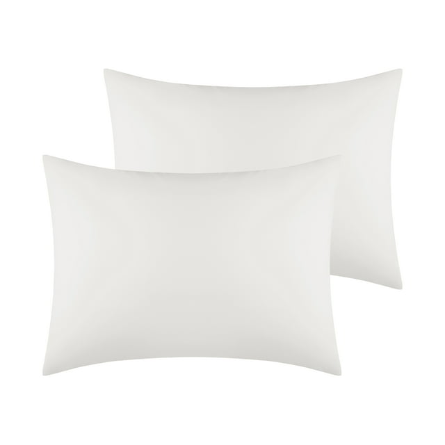 Funda de almohada de algodón REGALWOVEN, tama?o queen, juego de 2 con cierre de sobre, blanco queen