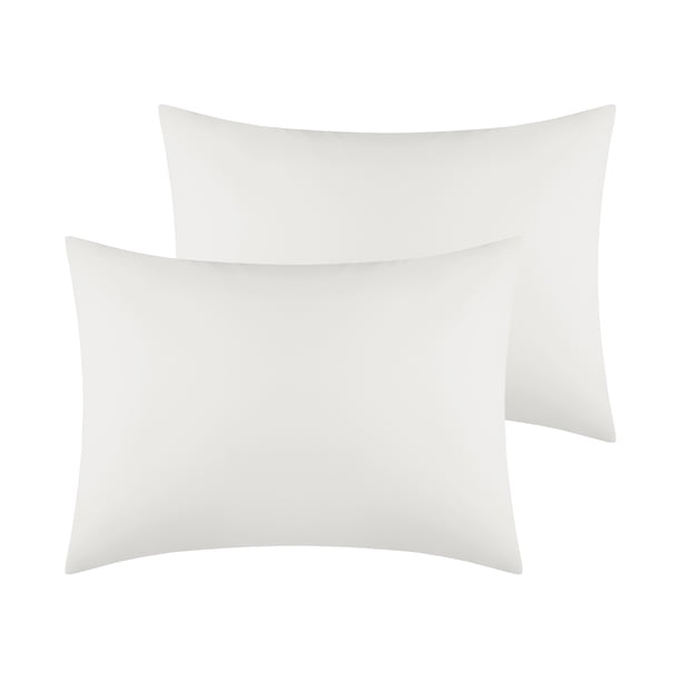 Funda de almohada de algodón REGALWOVEN, tama?o queen, juego de 2 con cierre de sobre, blanco queen