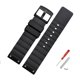 thumbnail image 3 of Accesorios de reloj para Car-tier W20121U2 Santos 100 Correa de reloj de silicona Correa deportiva de goma suave Pulsera para hombres y mujeres 23 mm, 3 of 5