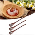 thumbnail image 5 of Wood Honey Drizzler 3pcs, Honey Dipper Sticks Wooden Honey Comb Honey Stick Honey Dipper Spoon Coffee Stiring Spoon Syrup Dippers(Brown), 5 of 5