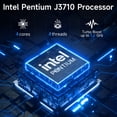 thumbnail image 6 of ZARSU 15.6" Windows 11 Laptop, 8GB RAM 512GB SSD, Intel Pentium J3710 Quad-Core, 1080P IPS Laptop Computer for Students and Business (Silver), 6 of 6