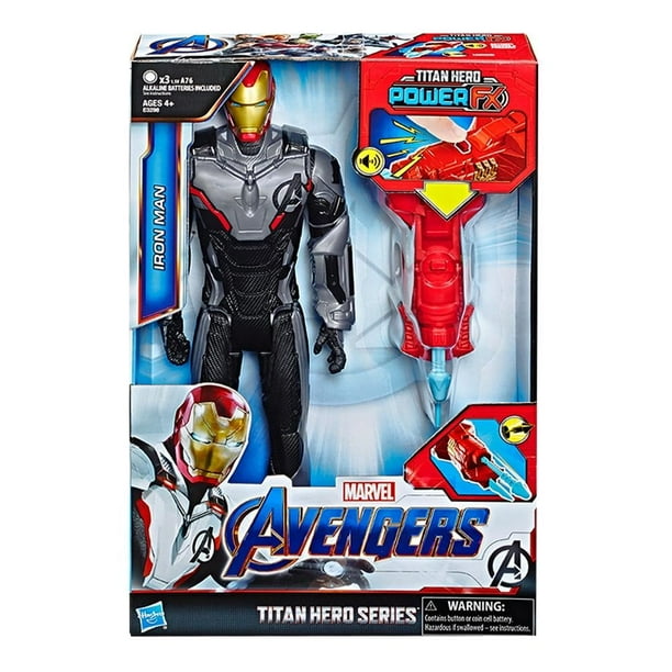 Figura Iron Man Power FX Marvel Avengers Titan Hero Series 12