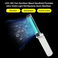 thumbnail image 1 of UV Light Sanitizer & Ultraviolet LED Sterilizer Hand Wand (Portable UV-C Cleaner for Home, Car, Bathroom | Foldable UVC Disinfection Bulb | Kill 99% o, 1 of 5