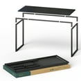 thumbnail image 4 of Zinus Jennifer 47" x 29" Black Frame Desk, Deep Espresso, 4 of 9