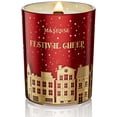 thumbnail image 1 of M&SENSE Festival Cheer - Apple & Sandalwood Scented Candle, 18oz Natural Soy Wax, 100 Hours Long Lasting Wooden Wick Candle, Aromatherapy Candle for Housewarming, Holiday Scented Gift, 1 of 8