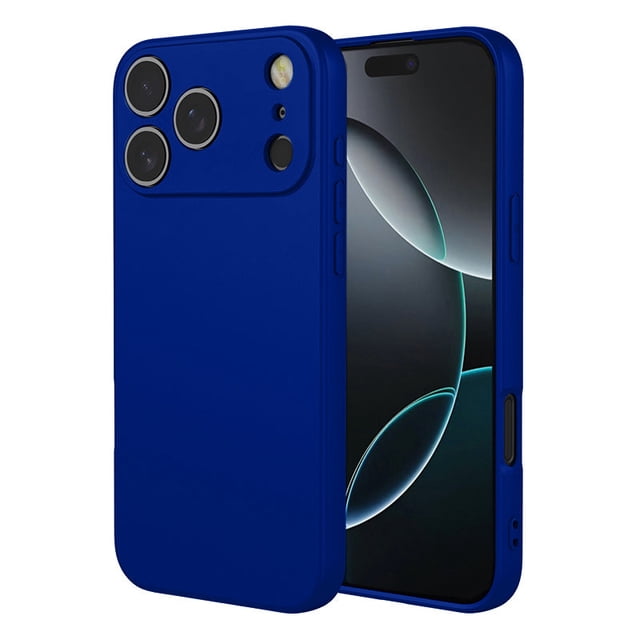 PANDACO Soft Shell Matte Alaskan Blue Case for iPhone 17 Pro