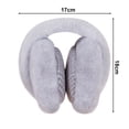thumbnail image 6 of Lohuatrd Unisex Folding Earmuffs Ear Cover Super Soft Ultra-Thick Cold Resistant Fashion Outdoor Winter Warm Plush Earmuffs Ear Warmer, 6 of 8