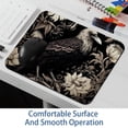 thumbnail image 6 of Crow Desk Pad Mouse Mat Gaming Mouse Pad | Square 8.3x9.8 Inch Non-Slip Rubber Bottom Printed Suitable for Office and Gaming, 6 of 6