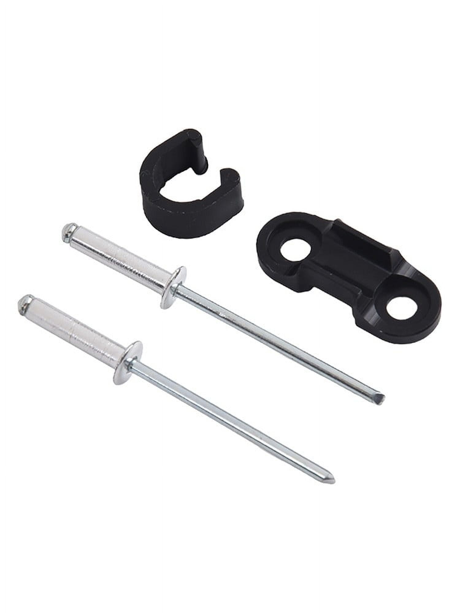 Lot De 50 Clips De Câble Vélo – Pinces Pour Ligne De Frein, Installation Facile, Noir