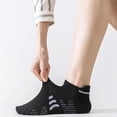 thumbnail image 3 of Men Ankle Socks Sweat Absorbing Thin Breathable Mesh Sports Socks Basic Soft Anti Odor Skin-Friendly Solid Color Classic Sock For Men 1 Pc, 3 of 3
