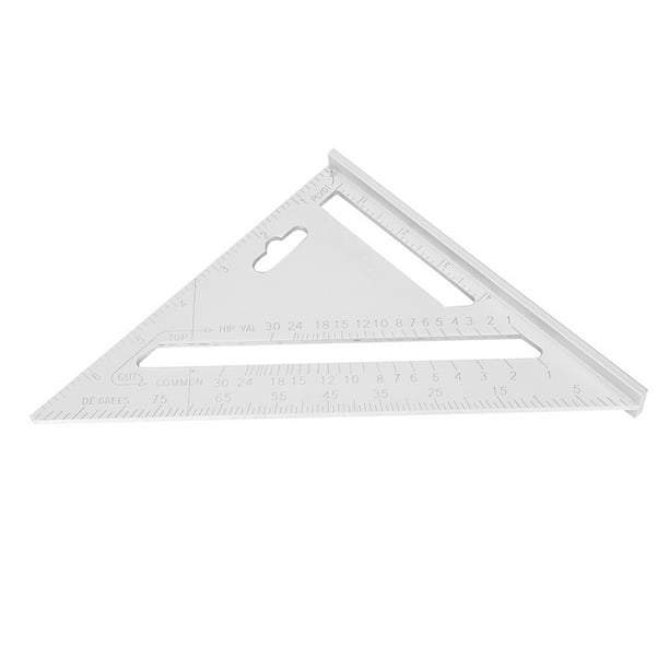 Escalas Transparentes De Fácil Lectura Regla De 45 Grados, Regla Triangular, Para Equipos De Carpintero Carpenter Hardware