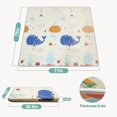 thumbnail image 6 of Baby Play Mat 71x79 Inch Foam Folding Play Mat, Non-Toxic XPE Waterproof Floor Activity Tummy Time Mat For Infants and Toddlers, 6 of 16