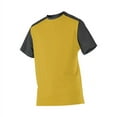 thumbnail image 7 of Alleson Athletic 532CJ Adult Crew Neck Baseball Jersey-Black/Silver-3XL, 7 of 7
