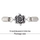 thumbnail image 5 of Guardurnaity Bufanda Clip Bufandas Pin Suéter Clips Patrón de rosa Estilo vintage Talla Broche Titular Accesorios Día de San Valentín Accesorios de disfraces, 5 of 6