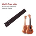 thumbnail image 1 of Ruiboury Ukulele Fingerboard Fretboard Dark Wood Concert Stringed Musical Instrument Neck Portable Parts Accessories Beginners 21 Inch, 1 of 6