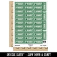 thumbnail image 2 of 2nd Second Payment Request Sticker Set - Dark Green - Gloss Finish - 1.5" Small, 2 of 7