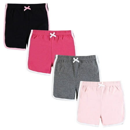 

Hudson Baby Girl Shorts Bottoms 4-Pack Pink Black 3-6 Months