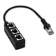 thumbnail image 1 of Cable adaptador divisor de conector hembra RJ45 macho a 3 hembra de red LAN Ethernet Likrtyny Componentes de Computadoras, 1 of 9