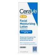 مرطب الوجه CeraVe AM مع حماية الطيف العريض SPF 30 ، 3 oz