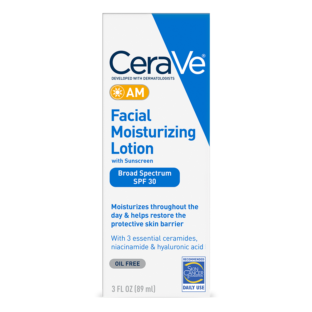 CeraVe AM Face Moisturizer with Broad Spectrum Protection SPF 30, 3 oz - image 2 of 8