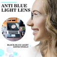 thumbnail image 4 of 4 pares de gafas de lectura plegables con bloqueo de luz azul, pequeños lectores plegables para hombres y mujeres, 4 of 4