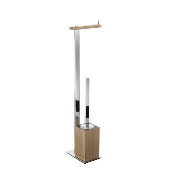 Natura Auxiliary Stand Chrome/Wood