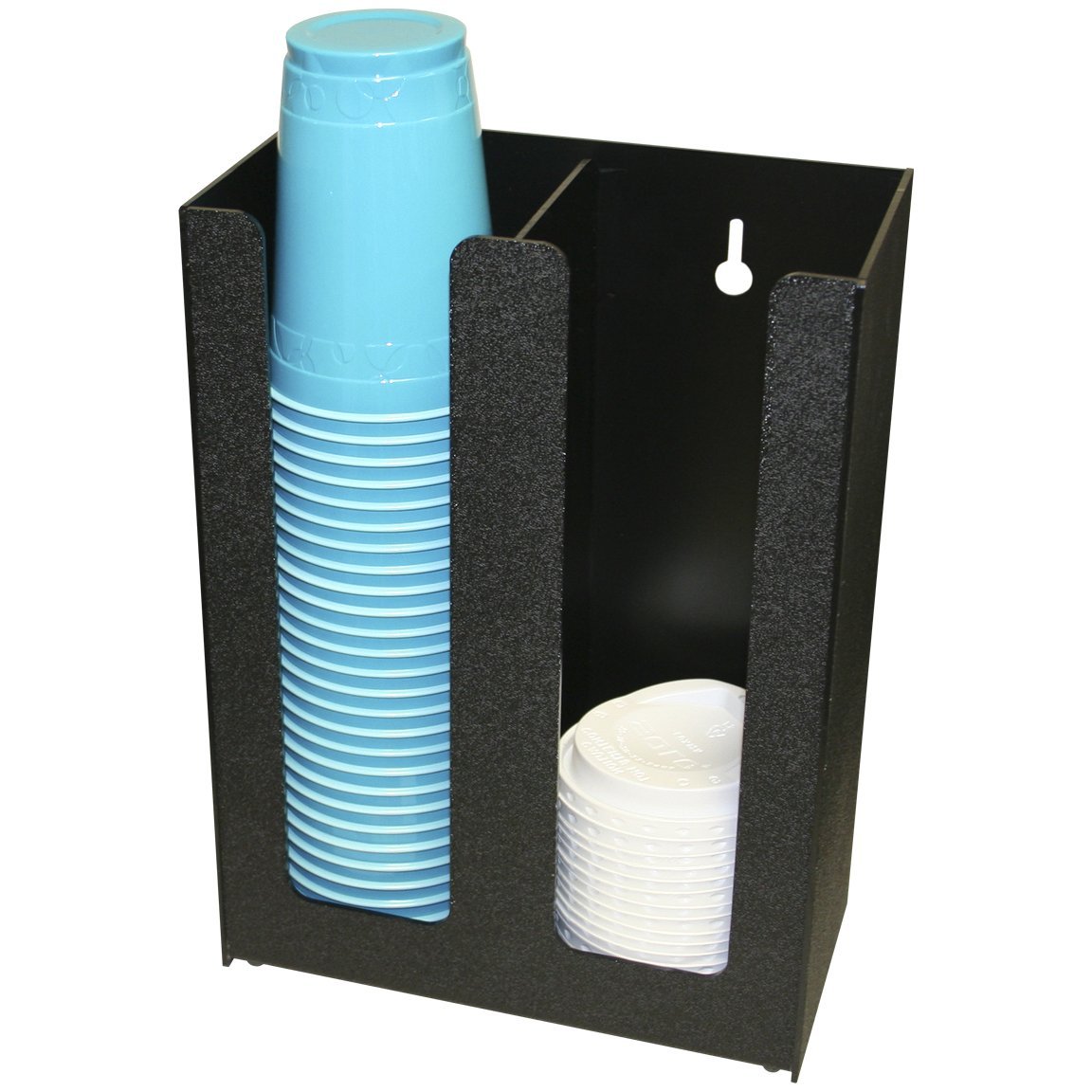 Coffee or Solo Cup and Lid Holder Dispenser and Organizer, Countertop
