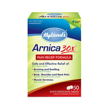 Arnica 30X Pain Relief Hyland Formula, Contusions, dos, épaule, cou et douleurs musculaires ..., bateau des Etats-Unis, Marque Hyland's Homeopathic