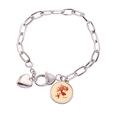 thumbnail image 1 of Confianza de Leo Pulsera de cadena de corazón joyería encanto moda, 1 of 3