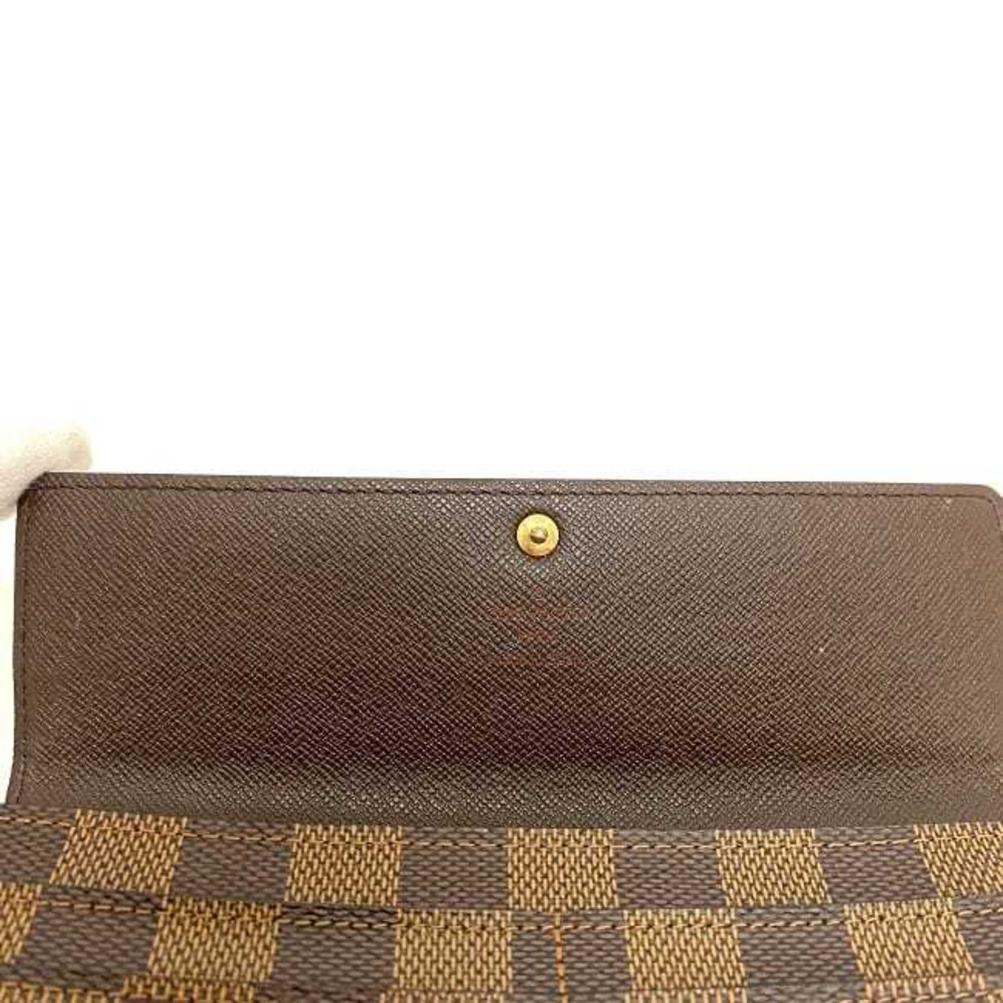Leather wallet Louis Vuitton Brown in Leather - 24969614
