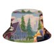 thumbnail image 1 of Hola Vecino Sombrero bucket para adultos, gorra de protección solar, sombrero de pescador plegable para viajes al aire libre, pesca y actividades de verano, 1 of 6