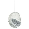 thumbnail image 2 of Modway Hide Fabric Outdoor Patio Swing Chair without Stand in White/Gray, 2 of 6