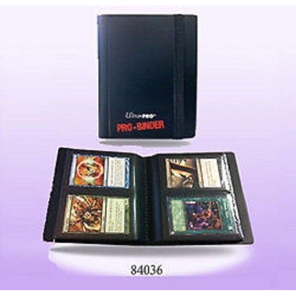 Ultra Pro *4POCKET PRO BINDER BLACK* 20 Pages & 80 Cards GAMING