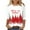 Red-27, variant on Nfurl Christmas T Shirts for Women Plus Size 2025 Xmas Tree Graphic Tees Loose Fit 3/4 Sleeve Crewneck Tshirts Casual Xmas Festival Clothes Blue XXL