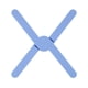 thumbnail image 2 of Bearachild Tapete resistente al calor aislamiento cruzado mantel antideslizante posavasos de cocina plegable mantel de escritorio almohadilla azul Type3 NO3 Bearachild HA059526-05, 2 of 6