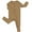Brown, variant on SXIMEE Unisex Baby Bamboo Viscose Pajamas with Mitten Cuffs Boys Girls 2 Way Zip Long Sleeve Sleepers