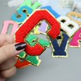 thumbnail image 4 of 26 English Alphabet Embroidered Patches Multi-color Embroidered Name Stickers, 4 of 4
