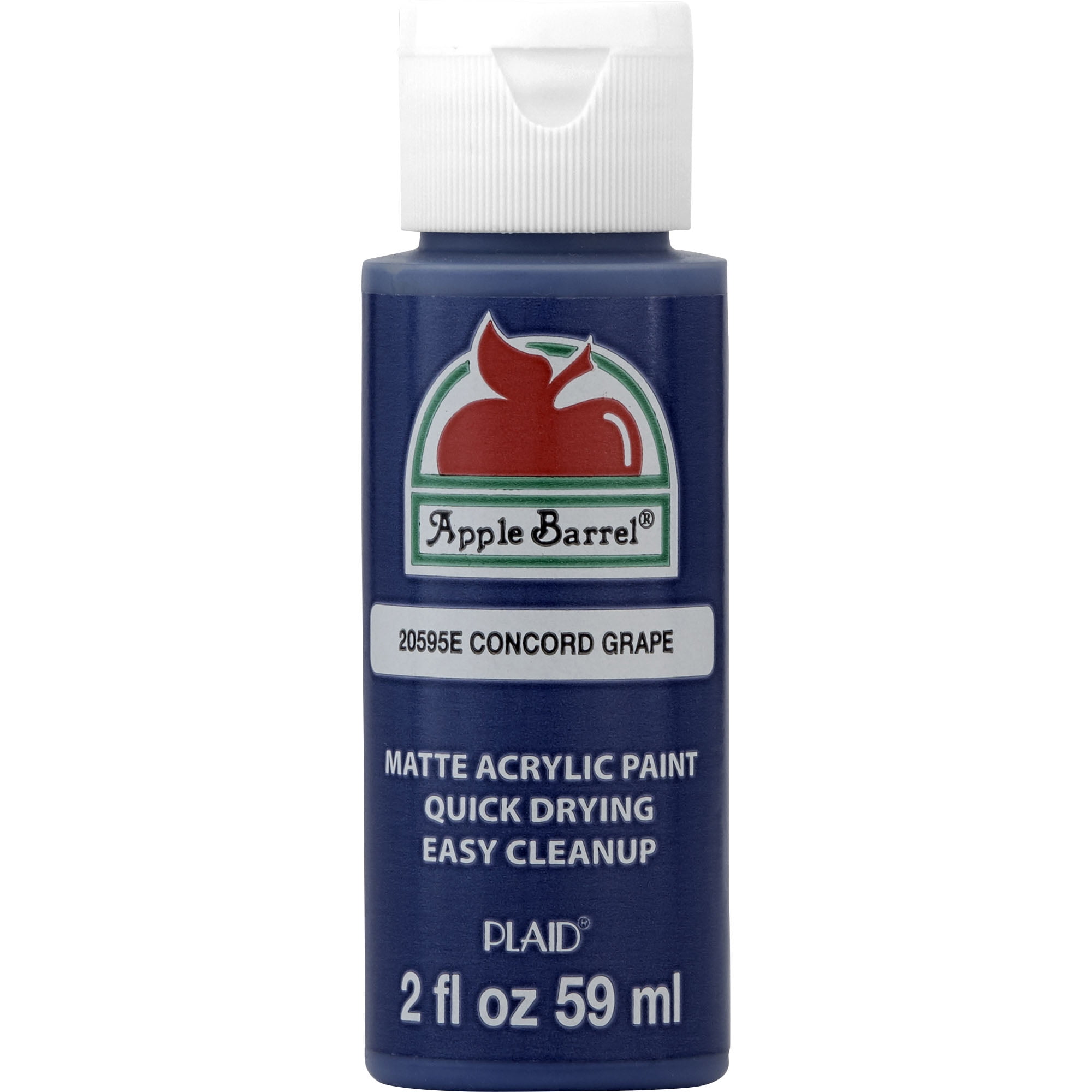 Apple Barrel 20595EX Acrylic Craft Paint, Matte Finish, Concord Grape
