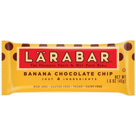 - Larabar Banana Chocolate Chip Fruit & Nut Bars