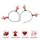 thumbnail image 4 of 2pcs desgaste simulado de la cornamenta de los aros del pelo creativo de Navidad la decoración del pelo del pelo del partido, 4 of 5