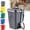 Gray, variant on Funny Recycling Bin Coffee Mug, Ceramic Trash Can Shaped Mug with Lid, Novelty Desktop Cup for Home Office Gift