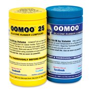 Smooth-On Oomoo 25 Silicone Rubber, 2.8 lbs