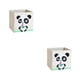 thumbnail image 1 of Toystoory Práctico armario de almacenamiento de juguetes, fácil acceso a los juguetes de los niños, gran regalo, cubo de almacenamiento panda 2piezas, 1 of 6