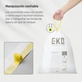 thumbnail image 5 of EKO Bolsas de Basura Tamaño A. 3-6 Litros. 80 unidades. Caja dosificación fácil. Compatible con bote de basura EKO, uso en cocina, doméstico, extrafuertes, con cordón, 5 of 5