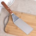thumbnail image 3 of Ynlkorvg Rack Spatula GridS Scoop Stainless Cooking Rectangular Barbecue For Lifting Spatula Handle Steel Tools With Wooden Kitchen，Dining Bar, 3 of 7