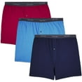 thumbnail image 3 of Fruit of the Loom Men's No Ride Up Traditional Fly Boxer Briefs, Assorted - 3XL, 6 Pack, 3 of 12