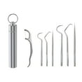 thumbnail image 2 of XIRQI Dental Tools,Plaque Remover for Teeth,Metal Dental Pick Teeth Cleaning Tools Kit,Stainless Steel Oral Care Dental Hygiene Kit with Tooth Scraper Plaque Tartar Remover, 2 of 4